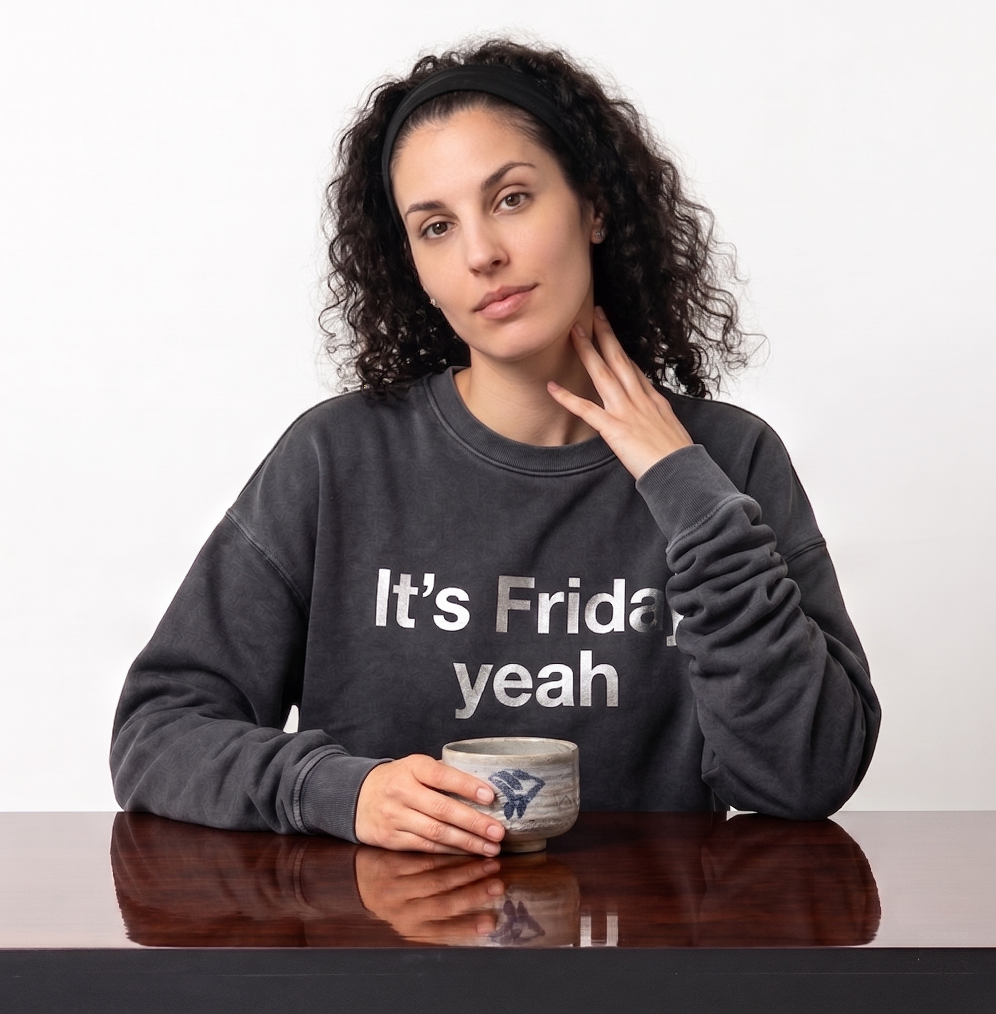 Friday Circle Sweater — Dunkelgrau